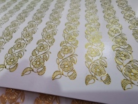 Feuille apprêt UV encre durcie décalque de transfert d'eau sérigraphie sous-couche pour verre