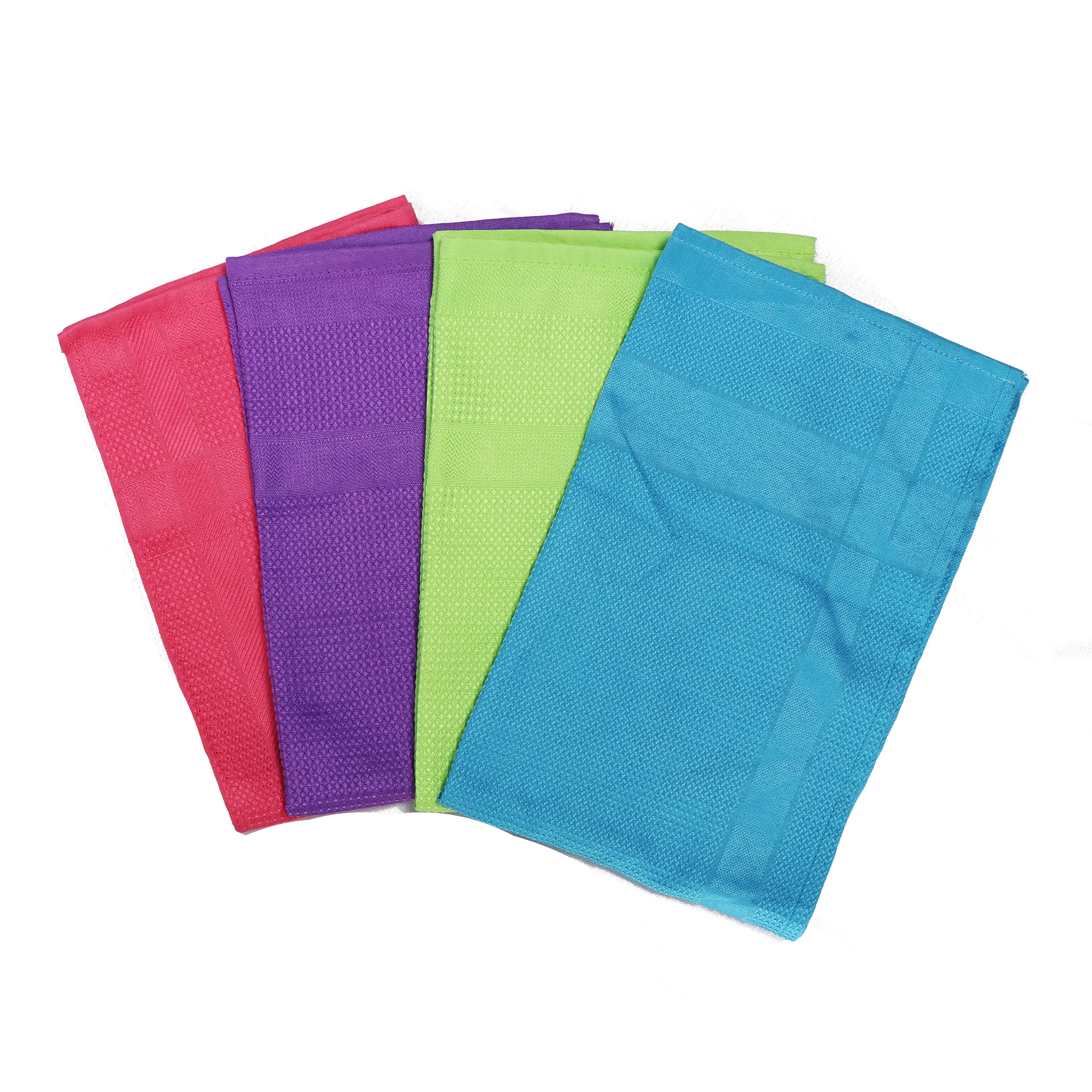 Microfiber वफ़ल बुनाई तौलिया पकवान सफाई कपड़ा 40*60CM चाय तौलिया 42*68cm microfibre रसोई तौलिए