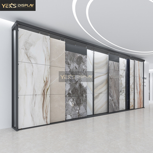 Yeks TL-01 Présentoir coulissant moderne pour carreaux, support d'échantillons réglable, antirouille, résistant à l'eau, gain de place pour métal - Product Image 2