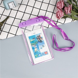 Étui de téléphone étanche lumineux, sac transparent imperméable pour la natation, sac de scellement pour le <span class=keywords><strong>cou</strong></span>, écran tactile, étui de téléphone sous-marin - Product Image 4