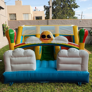 Venta Directa de Fábrica 2026: <span class=keywords><strong>Castillo</strong></span> <span class=keywords><strong>Inflable</strong></span> de PVC de 4m*4m*3m y 0.55mm para Niños, <span class=keywords><strong>Castillo</strong></span> Hinchable para Alquilar - Product Image 5