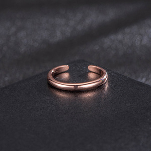 Anillo de Pie de Cobre Chapado en Oro de 18k Estilo Europeo Americano para Playa, Ajustable, Joyería Exquisita y Moderna - Product Image 5