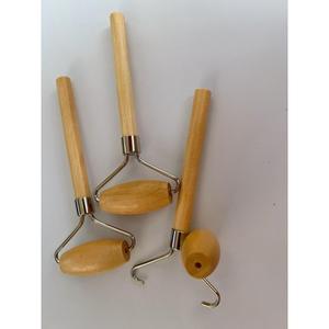Masseur facial en bois pour sculpter le visage, modèle 2024, avec commande manuelle filaire pour soulager les douleurs musculaires et rouleau en bois - Product Image 5