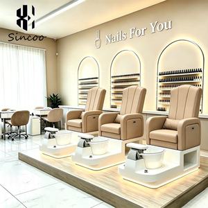 Nail Salon Multifunction Custom Design Foot Bath <b>Chair</b> Manicure Adjustable Recline Foot Spa Massage Pedicure <b>Chair</b> - Product Image 1