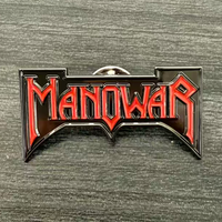En gros, épingles et badges de revers en métal émaillé, souvenirs de musique Heavy Metal, collection des groupes MANOWAR et Slayer, pour les fans de musique