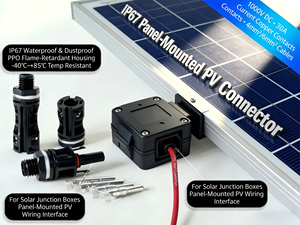 Conector de Cable Solar <span class=keywords><strong>YULIAN</strong></span> 1500V 50A Impermeable Compatible con MC4 (Conector para Sistema de Energía Solar Slocable) - Product Image 3