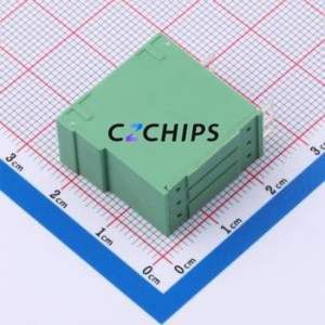 DB2ERH-3.5-2*3P-GN Plug-in Terminal Block Through hole,P=3.5mm Connector Board-to-Board / Socket - Closed 2x3P 3.5mm Green - Product Image 2