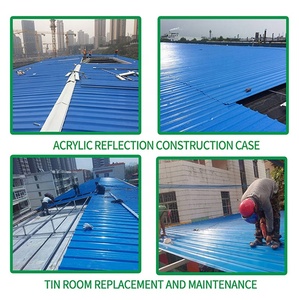 Acrilico Coat bianco <span class=keywords><strong>isolamento</strong></span> termico vernice impermeabile rivestimento liquido ridurre UV per la vernice del pavimento del tetto parete vernice - Product Image 5