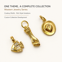 Ciondoli in ottone con logo personalizzato, placcati oro, con cuori rosa CZ e fiocchi a forma di gatto, per la creazione di gioielli fai da te