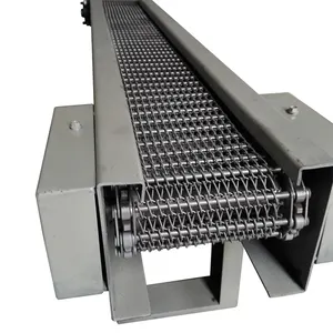 Food Grade 304/316 Stainless Steel Chain Link Spiral Wire Conveyor Mesh Belt For Food Transport Or Freezer / Drying