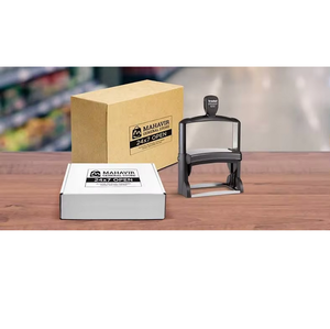 Sello con Logotipo Empresarial para Cajas de Empaque, Bolsas de Papel y Etiquetas, Sello de Goma de Tamaño Personalizado para Marca y Empaque de Productos - Product Image 1