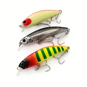 Esca Artificiale Affondante da 55mm 6.5g <span class=keywords><strong>per</strong></span> <span class=keywords><strong>Pesca</strong></span> al Bass in Fiume, Trota e Acqua Salata, Luminosa, Modello HFM01 - Product Image 1