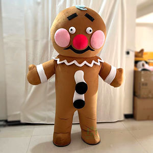 <span class=keywords><strong>2023</strong></span> gonflable pain d'épice homme mascotte Costume événement Cosplay fête de noël dessin animé Costume - Product Image 5