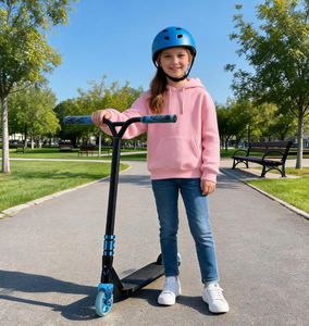 <span class=keywords><strong>Trottinette</strong></span> <span class=keywords><strong>freestyle</strong></span> pour enfants, jeunes, adultes, hommes et femmes, poignée légère de style vélo, guidon en T, roues haute résistance - Product Image 4