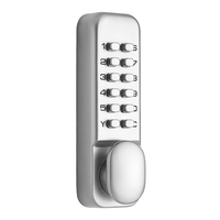 Cerradura de Puerta Mecánica Digital de Seguridad con Código, de Segunda Generación, con Manija Giratoria, Doble Cara, sin Llave