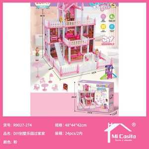Cinder Girl Diy Villa Paradise Plastic Building Kit For Kids Age 4-6Y - Product Image 3