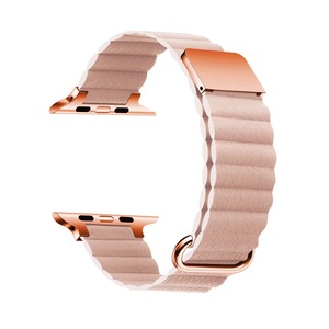 Meilleure vente, nouveau <span class=keywords><strong>bracelet</strong></span> magnétique de haute qualité de couleur unique pour <span class=keywords><strong>Apple</strong></span> <span class=keywords><strong>Watch</strong></span> 10, <span class=keywords><strong>bracelet</strong></span> de montre intelligent de luxe avec boucle en cuir de litchi - Product Image 1