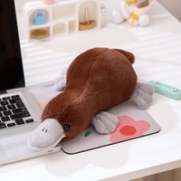 Boneka Platypus Berpemanas dengan Kain Lembut dan Nyaman untuk Mengurangi Kecemasan, Stres, dan Hadiah Pendukung Emosional