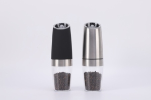 Grande remise Moulin à sel et à <span class=keywords><strong>poivre</strong></span> en acier inoxydable Petit moulin à <span class=keywords><strong>grain</strong></span> électrique Moulin à maïs - Product Image 6