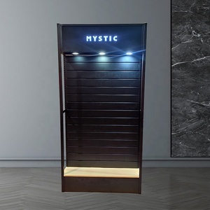 Gabinete de tablero Mingtang, estante de accesorios para teléfono móvil, accesorios móviles, soporte de exhibición, estantes de exhibición Slatwall con iluminación Led - Product Image 4