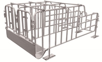 Enclos à porcs galvanisé de haute qualité, box de gestation pour porcs, équipement de clôture durable pour élevage porcin