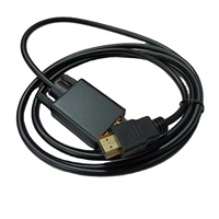 Cable HDTV a VGA de 1.8M 1080P, Cable Adaptador HDTV Macho a VGA Macho para Laptop, PC, Monitor, Proyector, PS3, TV Box, Plug and Play