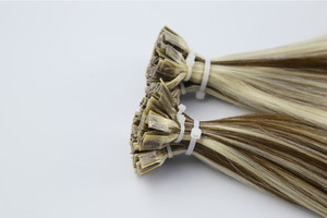 Extensions de cheveux humains vierges à 100% à la vente chaude, adhésif invisible, pointe plate, kératine pré-collée, postiches pour un usage quotidien - Product Image 2