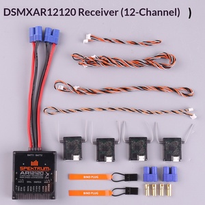 Récepteur DSMX/DSM2 12 canaux AR12120 avec 4 satellites SPMAR12120 pour modèles réduits d'<span class=keywords><strong>avions</strong></span> RC, open-source, compatible JR - Product Image 3
