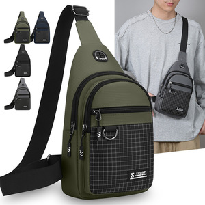 Bolso Cruzado Oxford de Estilo Casual para Hombre, a la Moda, con Logotipo Personalizado, para Viajes al Aire Libre, Resistente al Agua, Transpirable, de Gran Capacidad - Product Image 1
