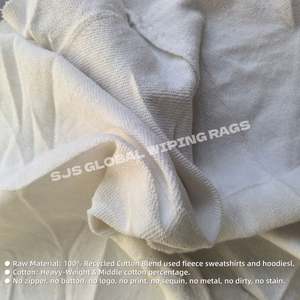 Trapos de Algodón Reciclados para Uso Industrial, 100% Algodón, Lavados y Esterilizados, Trapos de Felpa Blancos Japoneses para Limpieza - Product Image 4