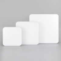 Plafonnier LED rond carré IP65 10W 19W 26W 35W 120lm/W à montage en surface avec capteur pour salle de bain, bureau, hôpital