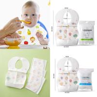 Bavoirs pour bébé en tissu non tissé Bavoirs jetables en papier pour nourrissons Fabricant OEM