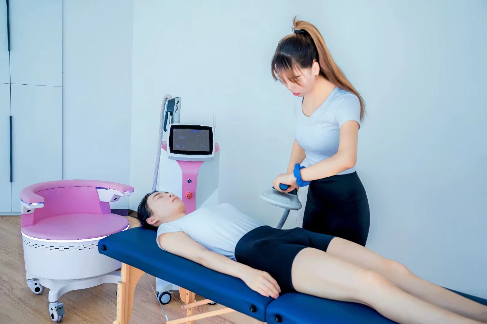 2022 Newest Vertical Slim Beauty Emslim Pro Build Muscles Stimulate Tesla Body Ems Neo Sculpting Tesla Machine Cellulite Remover