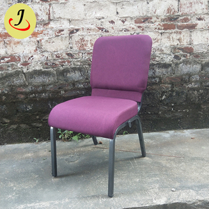 Silla de iglesia de Teatro de hierro apilable moderna de alta calidad al por mayor para uso comercial - Product Image 1