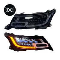 Phares LED automobiles ZWENJIN pour Land Rover Range Rover Sport L494 2018-2022, phares laser à quatre yeux LED 12V, feux LED pour voiture