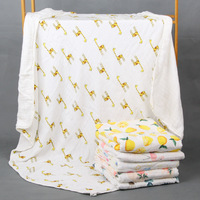 Serviette de bain carrée en gaze de bambou lavée à six couches Moderne et simple Couverture de bébé pour enfants
