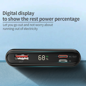 Banco de Energía Portátil de Alta Capacidad, Carga Rápida para Teléfono Móvil de 10000 mAh, con Pantalla Digital - Product Image 4