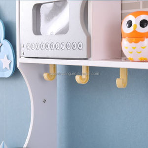 Cuisine de jeu en bois blanc de style moderne et simple avec four, brûleur, évier et robinet pour enfants - Product Image 5