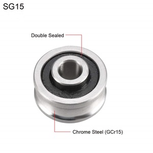 가이드 레일 베어링 SG15 SG4 SG5 SG6 SG8 SG20 SG25 SG66 <span class=keywords><strong>U</strong></span> 홈 트랙 롤러 베어링 (섬유 기계용) - Product Image 2