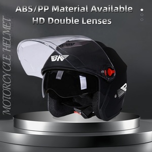 New arrival thời trang dành cho người lớn ABS chất liệu xe máy mở mặt Mũ bảo hiểm xe máy Mũ bảo hiểm bông lót nửa Mũ bảo hiểm bán buôn - Product Image 2