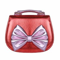 Sac à bandoulière réversible à sequins avec nœud, petit sac à main tendance pour enfants et filles, vente en gros