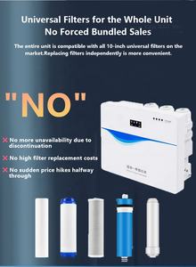 Purificador de Agua de Ósmosis <span class=keywords><strong>Inversa</strong></span> de Alto <span class=keywords><strong>Flujo</strong></span> de 5 Etapas, Sistema Compacto para un Tratamiento de Agua Eficiente en el Hogar y la Oficina - Product Image 5