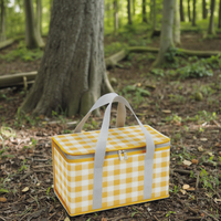 Sac à lunch isotherme en tissu Oxford de grande capacité Sac à main extérieur léopard Camping Pique-nique Cartable épais en aluminium Cartable alimentaire