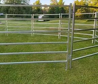 Paneles de Cerca para Ganado y Caballos de Metal Galvanizado con Estructura Estable