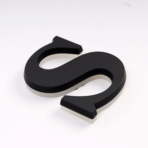 Full light color painted stainless steel crystal alike acrylic letter box acrylic sign sticking letters for outdoor advertising