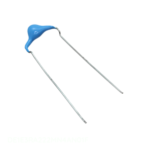 Manufacturer Channel CAP CER 2200PF 250V RADIAL 2200 pF DE1E3RA222MN4AN01F Radial Disc Through Hole Ceramic Capacitor - Product Image 1