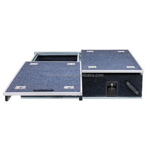 Vente d'usine pour Nissan <span class=keywords><strong>patrouille</strong></span> Y61 camionnette lit stockage arrière modulaire rouleau coulissant boîte à outils système de tiroir par voie de terre - Product Image 3