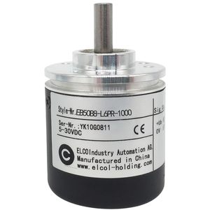 Codificador Rotatorio Elco EB50B8-L6PR-1000, Diámetro Exterior de 50 mm, 5-30 VCC, Eje Sólido - Product Image 1