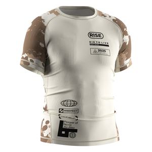 Camiseta de Compresión con Protección Solar y Patrón de Camuflaje, Elástica en 4 Direcciones, UPF50+, Tejido Transpirable para Deportes Acuáticos y BJJ Jiu-Jitsu - Product Image 5