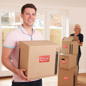 Tùy chỉnh bao bì nhãn màu Đỏ mong manh nhãn Sticker gói chuyển phát nhanh công văn cảnh báo mong manh nhãn vận chuyển - Product Image 6